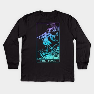 The Fool Tarot Card Kids Long Sleeve T-Shirt